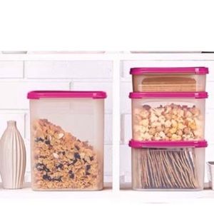 Tupperware Square Modular Mates Set of 4